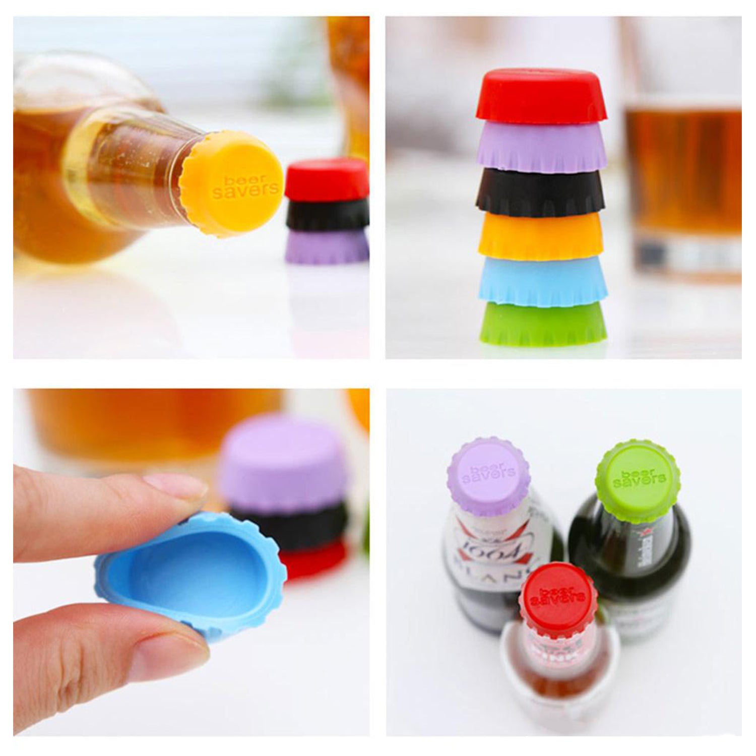 4789 Beer Savers Caps 6Pc used in soda and cold-drink bottles for covering bottle mouth. 4789 Beer Savers Caps 6Pc used in soda and cold-drink bottles for covering bottle mouth.